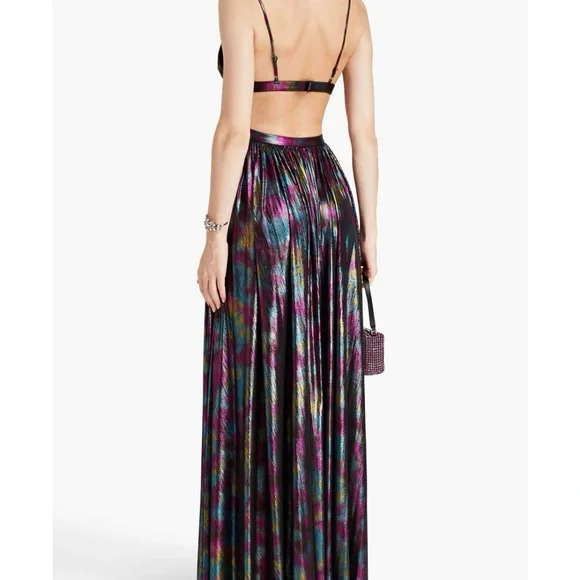 RETROFÊTE
Jett cutout lamé maxi dress - Picture 2 of 7